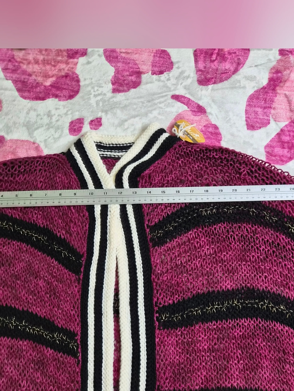 Hand-Crocheted Knit Duster - Picture 7 of 8